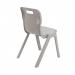 Titan One Piece School Chair Size 6 Grey (All in one plastic construction) KF78534 KF78534