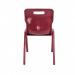 Titan One Piece School Chair Size 6 Burgundy KF78535 KF78535