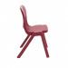 Titan One Piece School Chair Size 6 Burgundy KF78535 KF78535