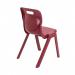Titan One Piece School Chair Size 6 Burgundy KF78535 KF78535