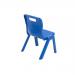 Titan One Piece Classroom Chair 360x320x513mm Blue (Pack of 10) KF78537 KF78537