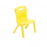 Titan One Piece School Chair 260mm Yellow Pack of 10 KF78541 KF78541