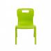Titan One Piece Classroom Chair 363x343x563mm Lime (Pack of 10) KF78550 KF78550