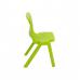 Titan One Piece Classroom Chair 363x343x563mm Lime (Pack of 10) KF78550 KF78550