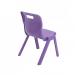 Titan One Piece Classroom Chair 435x384x600mm Purple (Pack of 10) KF78555 KF78555