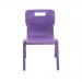 Titan One Piece Classroom Chair 435x384x600mm Purple (Pack of 10) KF78555 KF78555