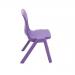Titan One Piece Classroom Chair 435x384x600mm Purple (Pack of 10) KF78555 KF78555