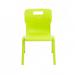 Titan One Piece Classroom Chair 435x384x600mm Lime (Pack of 10) KF78558 KF78558