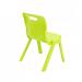 Titan One Piece Classroom Chair 435x384x600mm Lime (Pack of 10) KF78558 KF78558