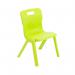 Titan One Piece Classroom Chair 435x384x600mm Lime (Pack of 30) KF78616