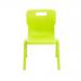 Titan One Piece Classroom Chair 435x384x600mm Lime (Pack of 10) KF78558 KF78558