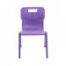 Titan One Piece Classroom Chair 432x408x690mm Purple (Pack of 10) KF78564 KF78564