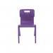 Titan One Piece Classroom Chair 482x510x829mm Purple (Pack of 10) KF78585 KF78585