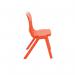 Titan One Piece Classroom Chair 482x510x829mm Orange (Pack of 10) KF78586 KF78586