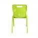 Titan One Piece Classroom Chair 482x510x829mm Lime (Pack of 10) KF78588 KF78588