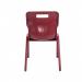 Titan 1 Piece Chair 460mm Burgundy Pack of 10 KF78593 KF78593