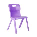 Titan One Piece School Chair 260mm Purple Pack of 30 KF78597 KF78597