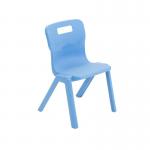 Titan 1 Piece Chair 310mm Sky Blue Pack of 30 KF78609 KF78609