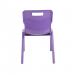 Titan One Piece Classroom Chair 432x408x690mm Purple (Pack of 30) KF78622 KF78622