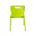 Titan One Piece Classroom Chair 432x408x690mm Lime (Pack of 30) KF78625 KF78625