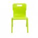 Titan One Piece Classroom Chair 432x408x690mm Lime (Pack of 30) KF78625 KF78625