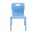 Titan 1 Piece Chair 380mm Sky Blue Pack of 30 KF78626 KF78626