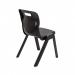 Titan 1 Piece Chair 430mm Black Pack of 30 KF78637 KF78637