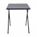 Titan Folding Exam Desk 600x600x710mm Polypropylene Charcoal KF78653 KF78653