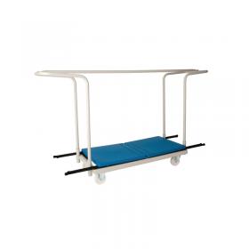 Titan Folding Exam Desk Trolley 40 Capacity 2200x600x1230mm KF78656 KF78656