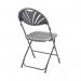 Titan Folding Chair 445x460x870mm Charcoal KF78657 KF78657