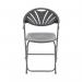 Titan Folding Chair 445x460x870mm Charcoal KF78657 KF78657