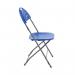 Titan Folding Chair 445x460x870mm Blue KF78658 KF78658