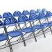 Titan Folding Chair 445x460x870mm Blue KF78658 KF78658