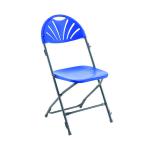 Titan Folding Chair 445x460x870mm Blue KF78658 KF78658