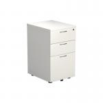 Jemini 3 Drawer Under Desk Pedestal 404x500x690mm White KF78664 KF78664