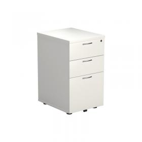 VOW Jemini 3 Drawer Under Desk Pedestal 404x500x690mm White KF78664 KF78664