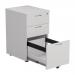 Jemini 3 Drawer Under Desk Pedestal 404x500x690mm White KF78664 KF78664
