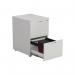 Jemini 2 Drawer Filing Cabinet 464x600x710mm White KF78666 KF78666