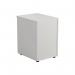 Jemini 2 Drawer Filing Cabinet 464x600x710mm White KF78666 KF78666