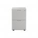 Jemini 2 Drawer Filing Cabinet 464x600x710mm White KF78666 KF78666