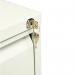 Jemini 2 Drawer Filing Cabinet Lockable 470x622x711mm White KF78706 KF78706