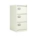 Jemini 3 Drawer Filing Cabinet 470x622x1016mm White KF78707 KF78707