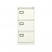 Jemini 3 Drawer Filing Cabinet 470x622x1016mm White KF78707 KF78707