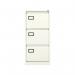 Jemini 3 Drawer Filing Cabinet 470x622x1016mm White KF78707 KF78707