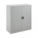 Talos Double Door Stationery Cupboard 920x420x1000mm Grey KF78752 KF78752