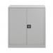 Talos Double Door Stationery Cupboard 920x420x1000mm Grey KF78752 KF78752