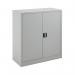 Talos Double Door Stationery Cupboard 920x420x1000mm Grey KF78752 KF78752