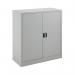 Talos Double Door Stationery Cupboard 920x420x1000mm Grey KF78752 KF78752