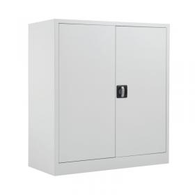 VOW Talos Double Stationery Cupboard 920x420x1000mm White TCSDDC1000WH KF78753