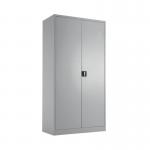 Talos Double Door Stationery Cupboard 920x420x1790mm Grey KF78754 KF78754